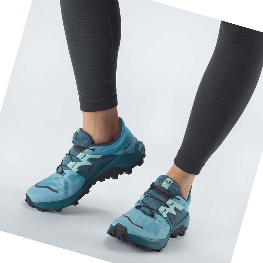 Tenis Para Trail Running Salomon WILDCROSS 2 Mujer Azules | MX 2779XYU